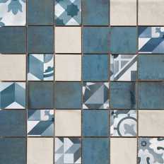 mosaico blue Мозаика montblanc cifre